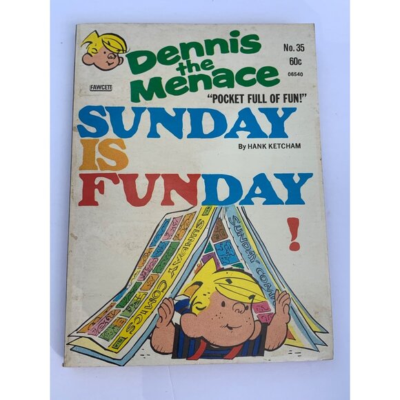 Dennis The Menace Sunday Is Funday No. 35 Comic Book By Hank Ketcham - Picture 1 of 10